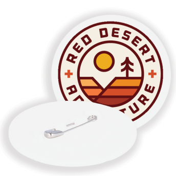 Red Desert Recycled Badge